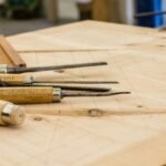 hand tools on top of table